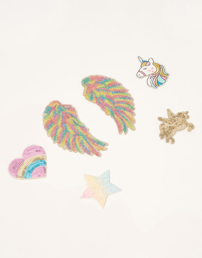 Disco Wings Iron-On Patches, , large