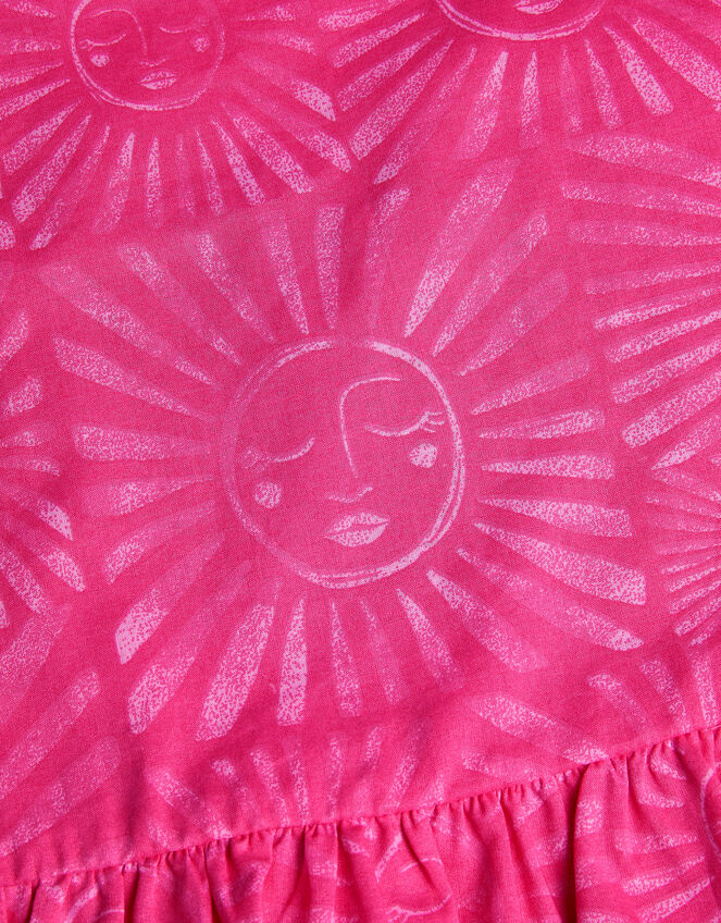 Sun Print Frilly Top, Pink (PINK), large