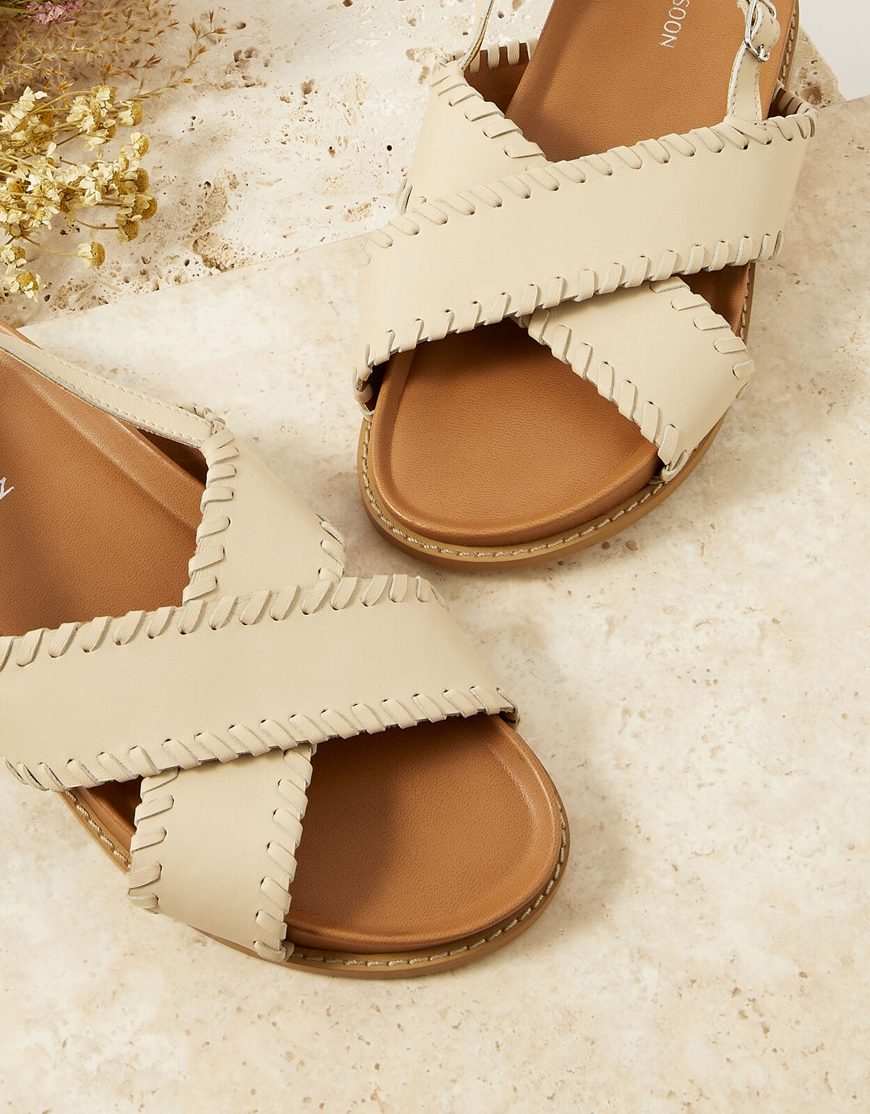 Stitching sandals hotsell