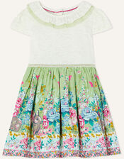 Baby Bunny Floral 2-in-1 Dress, Green (GREEN), large