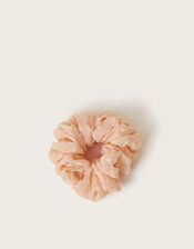 Polka Dot Texture Hair Scrunchie, , large
