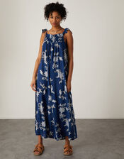 Kai Print Jumpsuit, Blue (COBALT), large