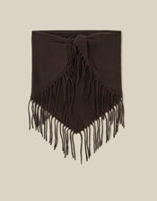 Beatrice Knitted Triangle Scarf, , large
