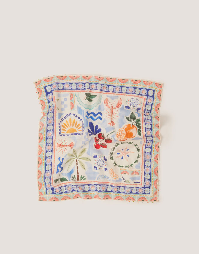 x Charlie Taylor Printed Square Scarf