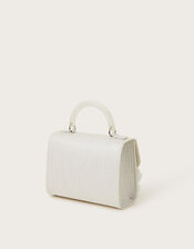 Shimmery Petal Pearl Handbag, , large