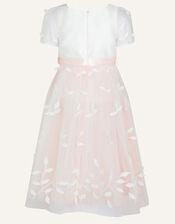 Anoushka Petal Puff Sleeve Dress, Pink (PINK), large