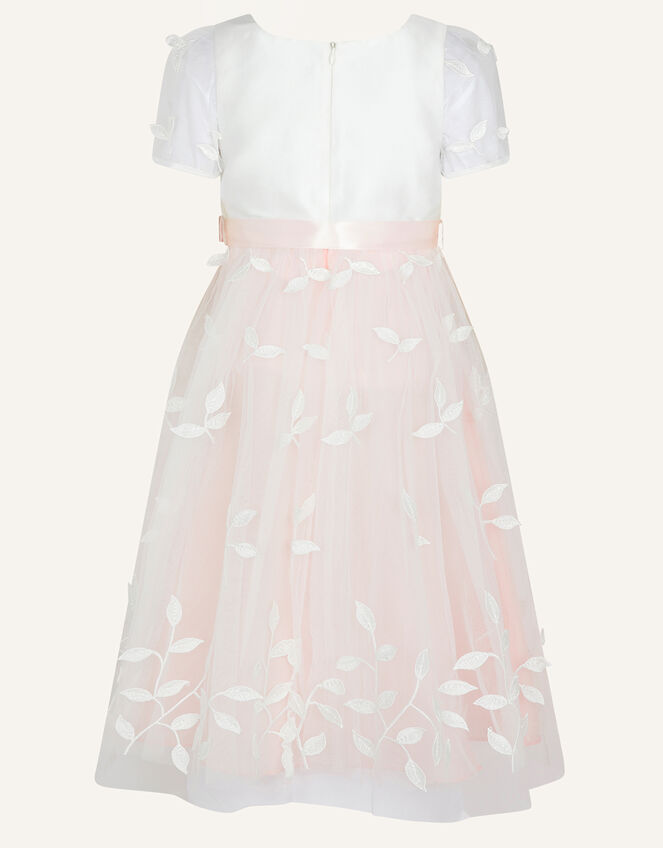 Anoushka Petal Puff Sleeve Dress, Pink (PINK), large