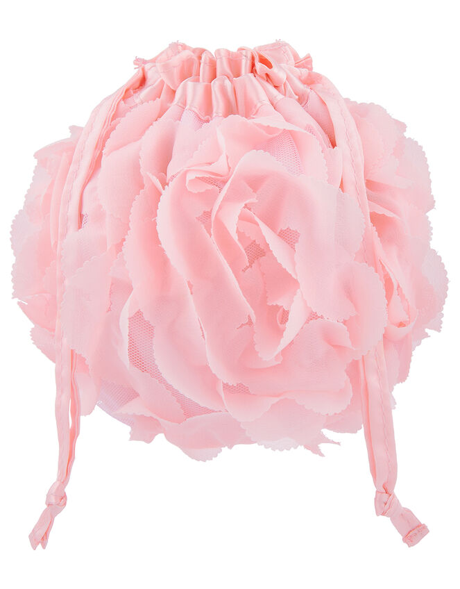 Nina Rosette Pouch Bag, , large