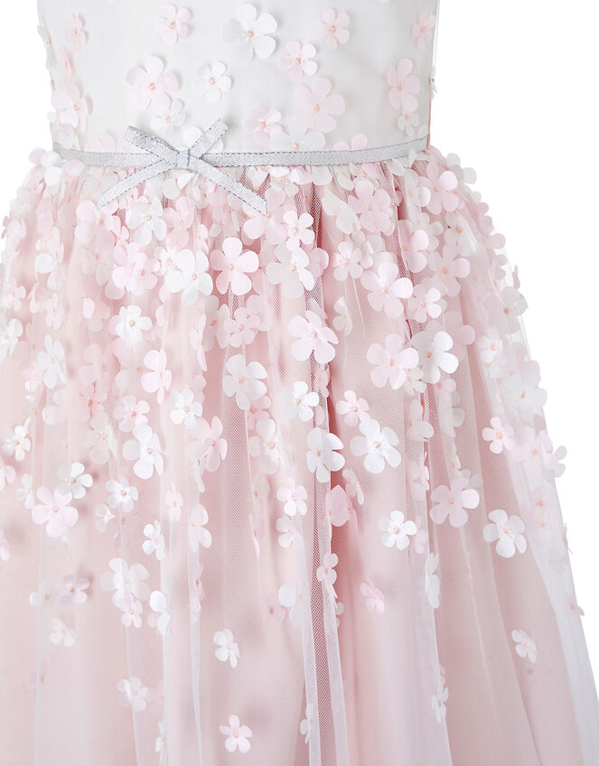 Kerry 3D Floral Dress, Ivory (IVORY), large