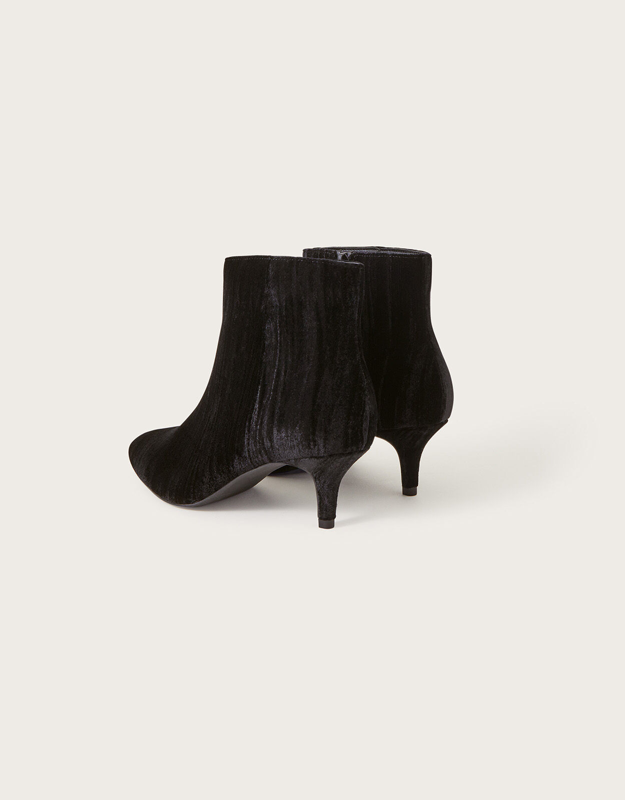 Velvet ankle boots uk sales