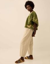 East Trixie Batik Printed Florals Top, Green (GREEN), large