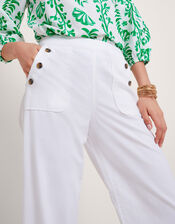 Harper Regular Crop Wide Leg Jeans, Natural (ECRU), large