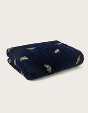 Feather Foil Velvet Quilt, , large