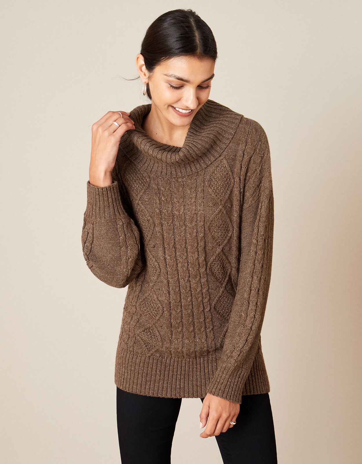 Ladies cowl neck jumpers uk clearance