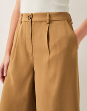 Nina Tailored Longline Shorts, Brown (TOBACCO), large