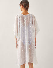 Effy Embroidered Beach Cover Up, , large