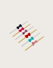 Baby Velvet Bow Bando Set, , large
