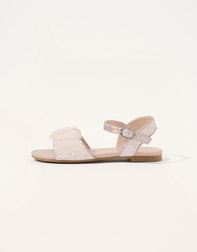 Glitter Butterfly Sandals, Pink (PINK), large