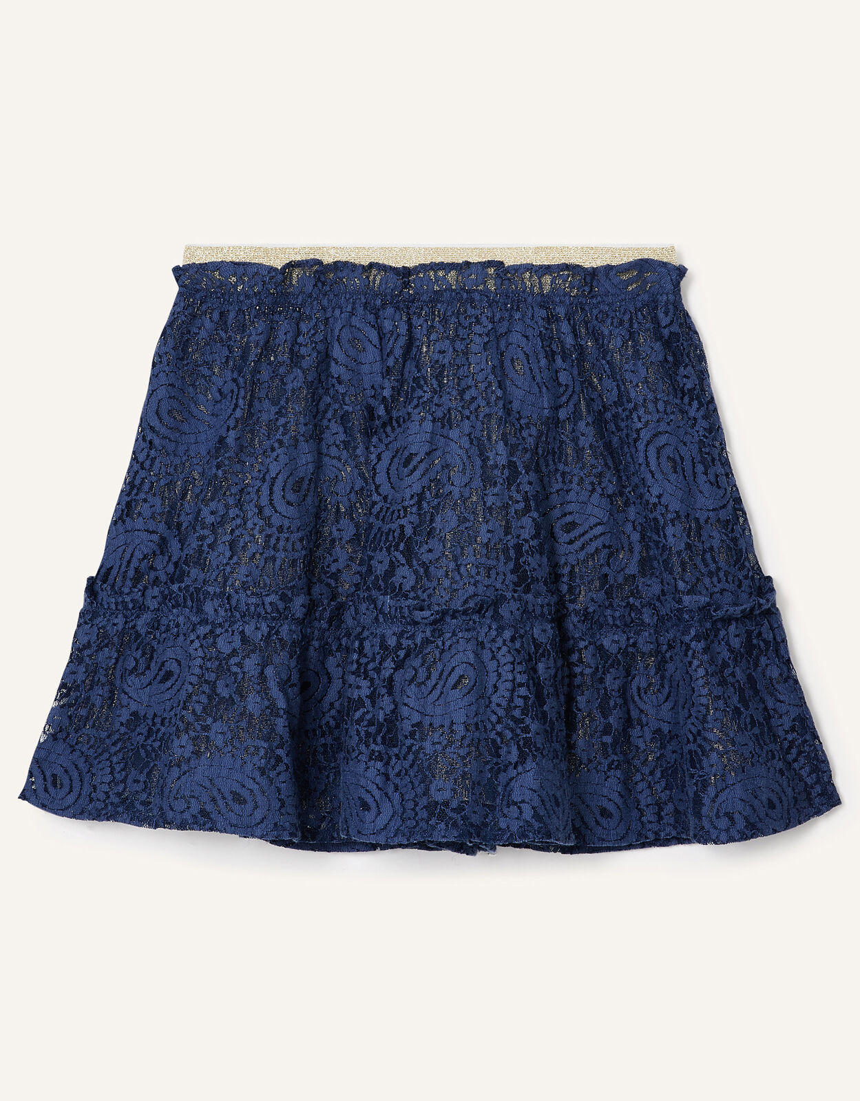lace skirt blue