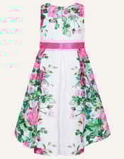 Willa Floral Print Dress, Ivory (IVORY), large