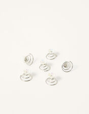 Sparkle Flower Hair Jewels, , large