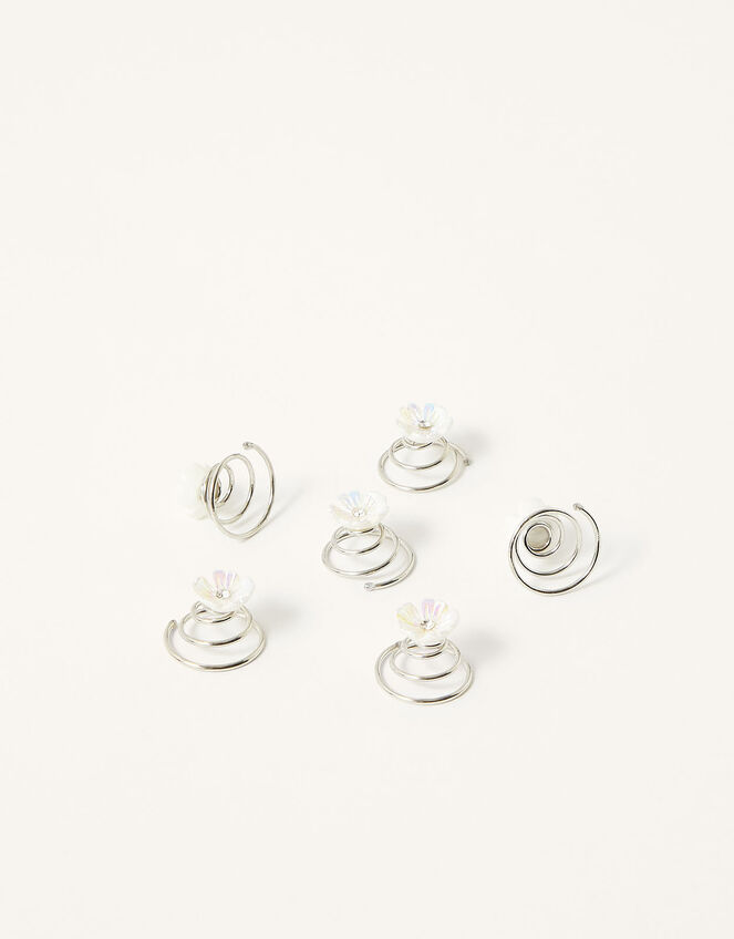 Sparkle Flower Hair Jewels, , large