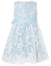 Baby Sophia Embroidered Butterfly Dress, Blue (BLUE), large