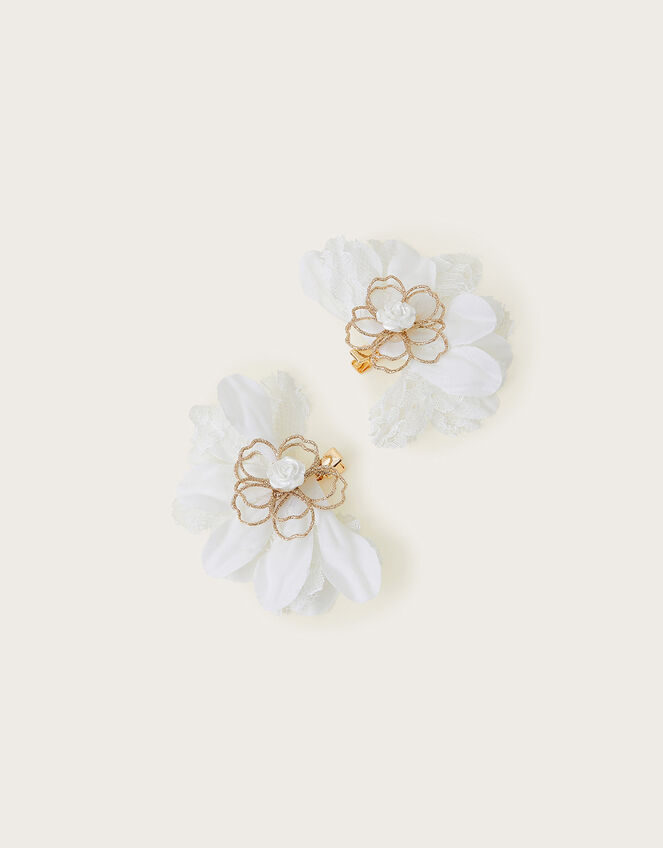 2-Pack Flower Hair Clips, , large