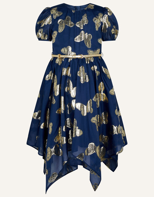 Rosalie Butterfly Dress, Blue (NAVY), large