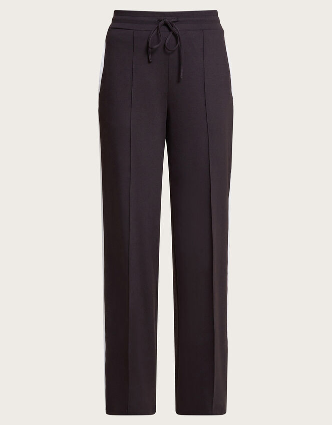 Susie Stripe Trousers, Black (BLACK), large
