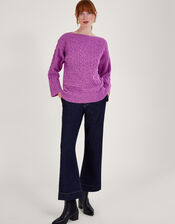 Satu Stitch Jumper, Purple (LILAC), large