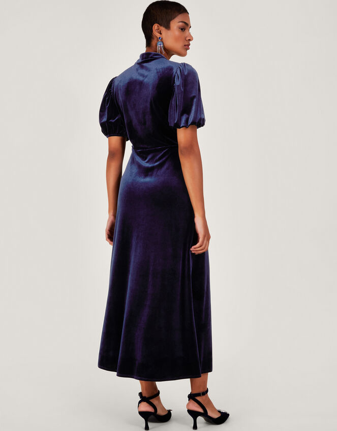Veronika - Blue Pleated Top and Skirt Set Dress