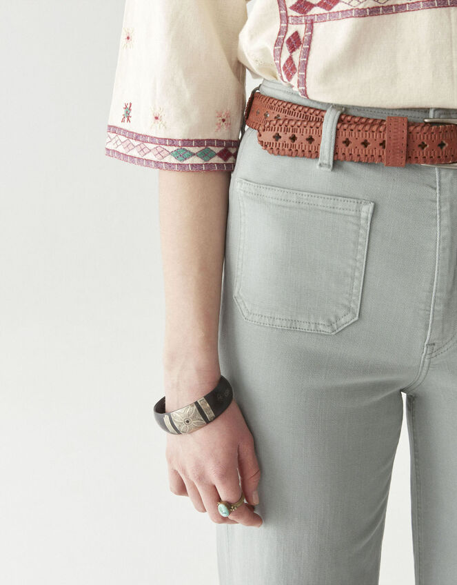 Maison Hotel Nimirta Embroidered Blouse, Multi (MULTI), large