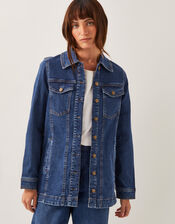 Milly Denim Jacket, Blue (MID AUTHENTIC BLUE), large