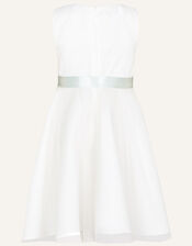 Freya Scuba Bridesmaid Dress, Ivory (IVORY), large