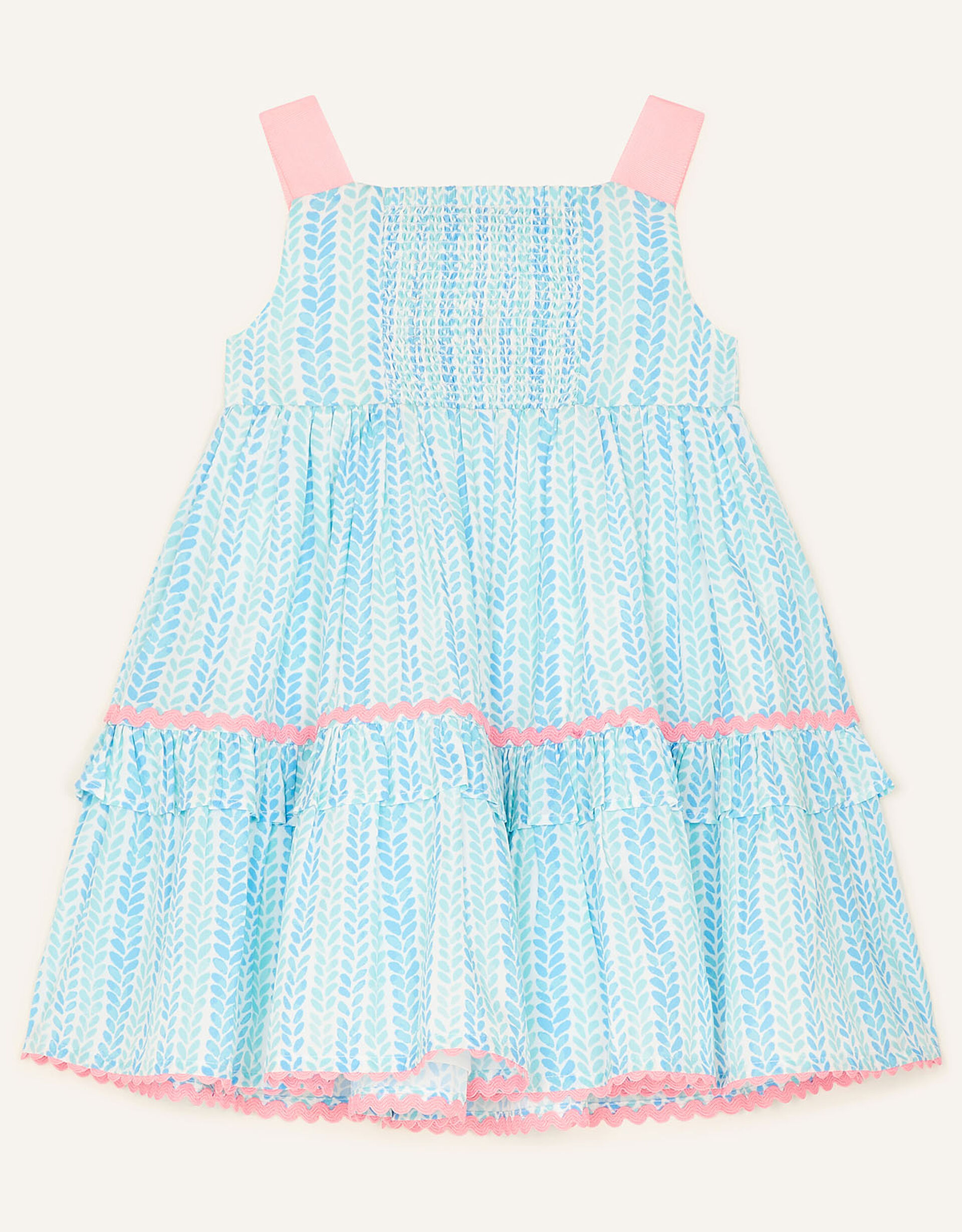 Sleeveless Summer Dress In Summer Print For Baby Boy main image 1