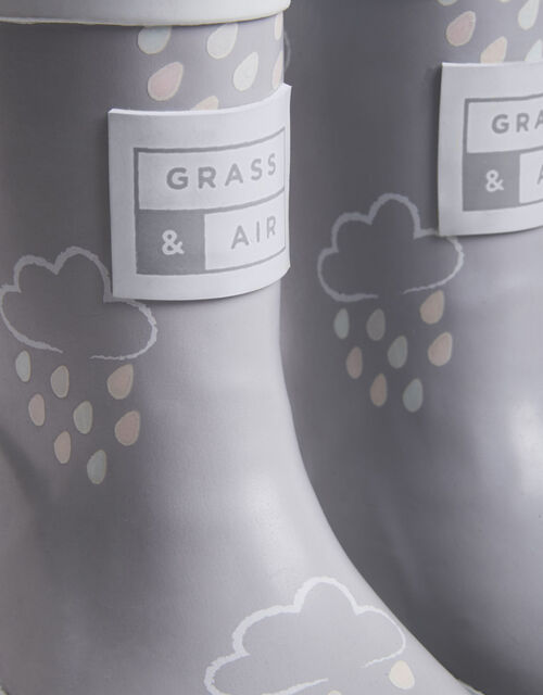 Grass & Air Colour-Revealing Wellies, Grey (GREY), large