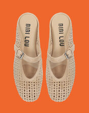 Bibi Lou Maia Suede Mule Flats, White (OFF WHITE), large