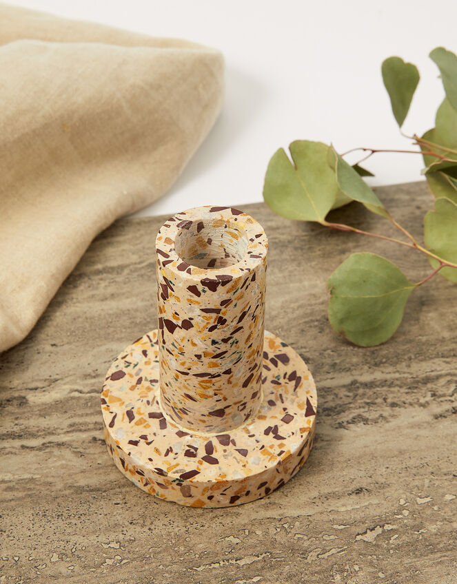 Mottled Candle Holder, , large