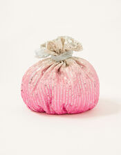 Ombre Sequin Pouch Bag , , large