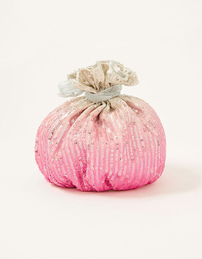 Ombre Sequin Pouch Bag , , large