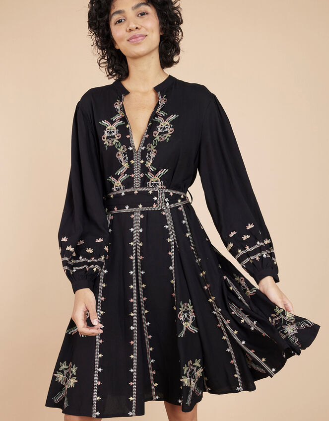 East Imogen Dress, Black (BLACK), large