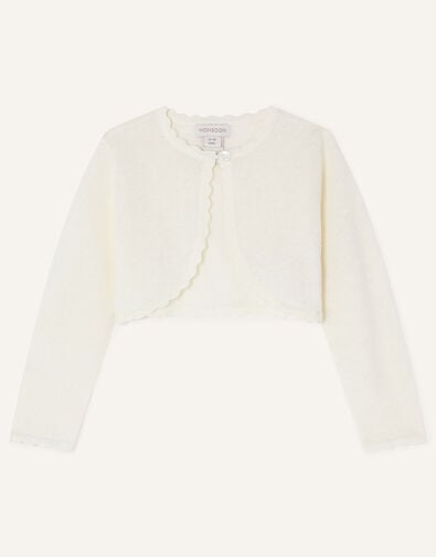 Baby Niamh Cardigan, Ivory (IVORY), large