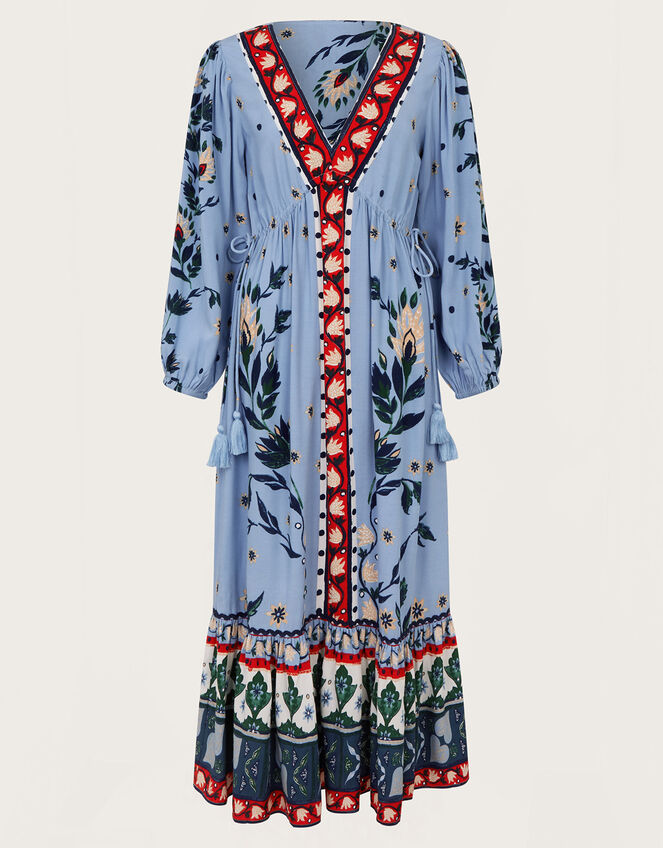 Aldina Floral Dress, Blue (BLUE), large