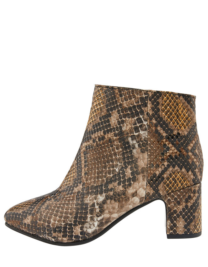Selena Snake Ankle Boots, Multi (MULTI), large