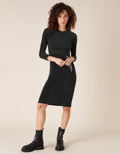 Gabriella Sparkle Dress, Black (BLACK), large