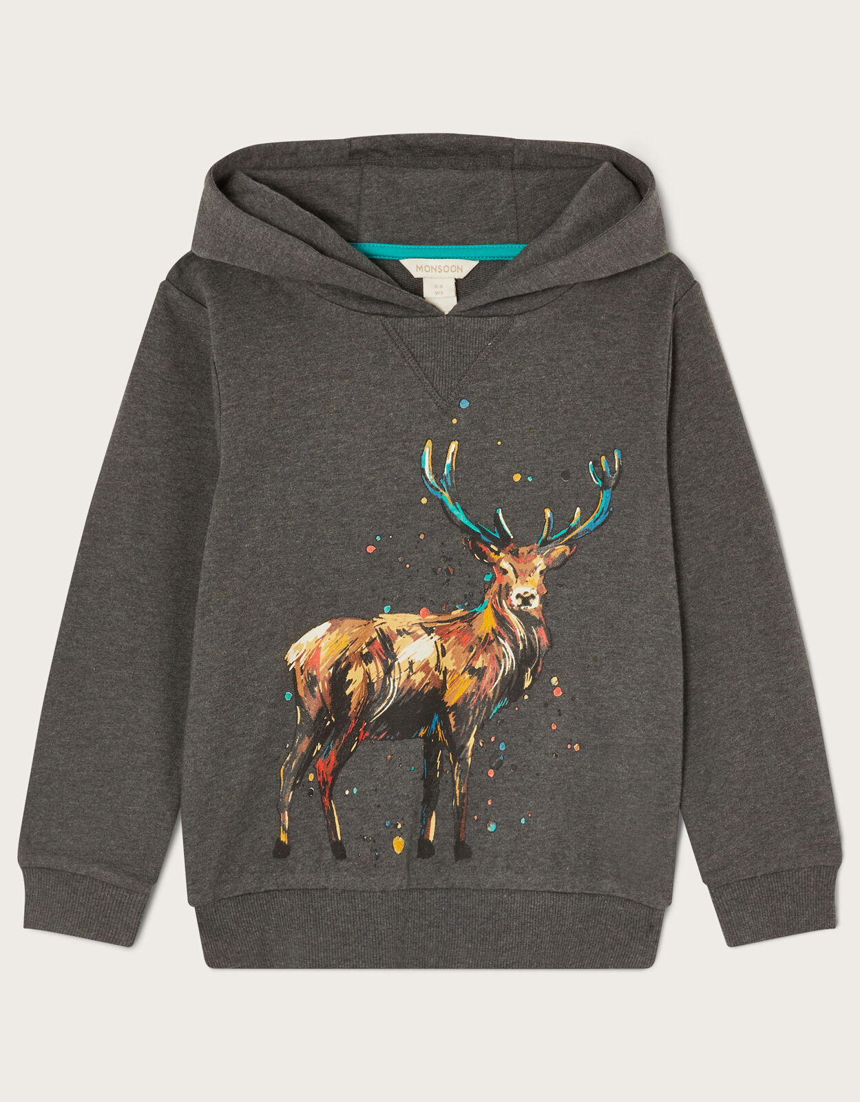 Deer Hoodie WWF UK Collaboration Grey