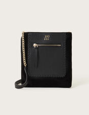 Small Leather Cross-Body Bag, , large