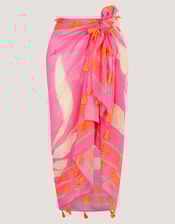 Paloma Palm Print Sarong, , large