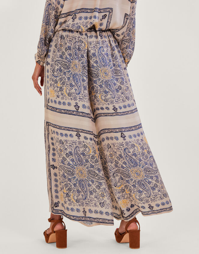 One Hundred Stars Mehndi Print Trousers, Blue (BLUE), large